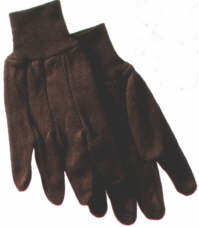 Brown Jersey Gloves 9oz.