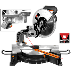 12" Retractable Compound Mitre Saw with Laser, UL/CUL