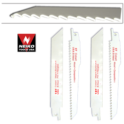 6" X 18TPI Bi-Metal Reciprocated Blades (10 Pack)