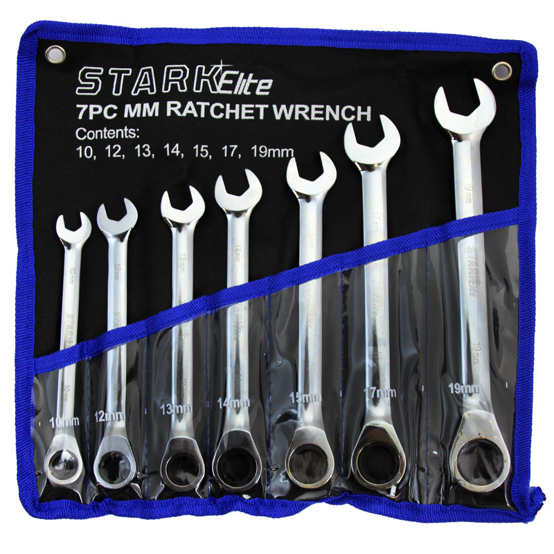 7PC MM RATCHETING WRENCH SET