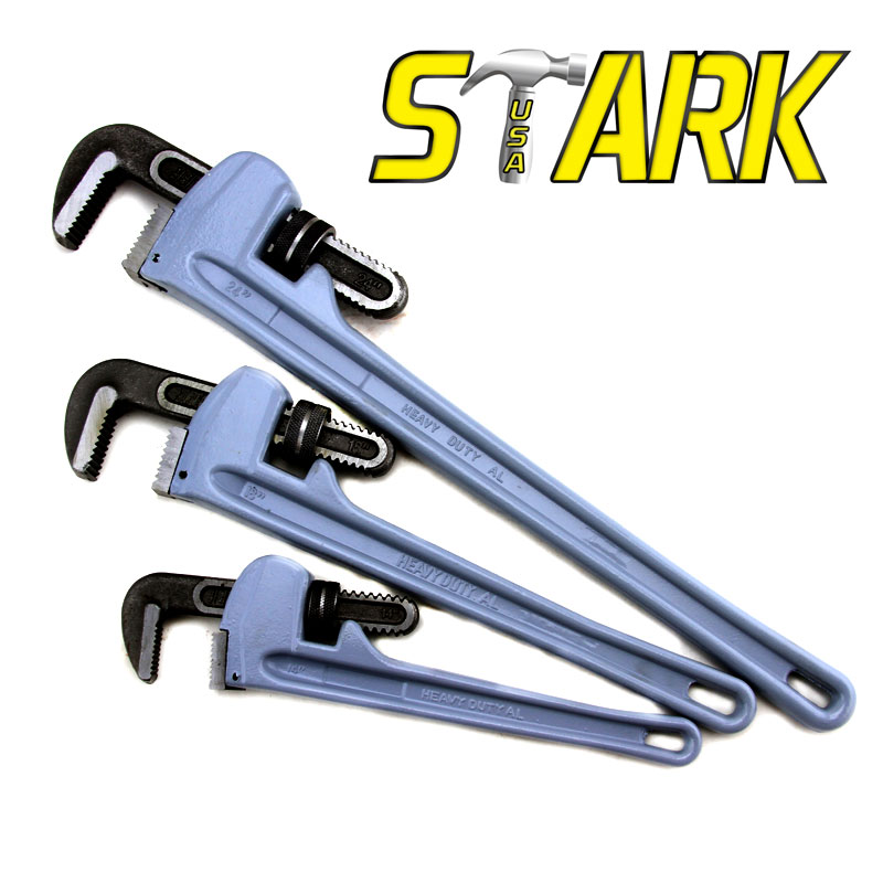 3PC ALUMINUM PIPE WRENCH SET