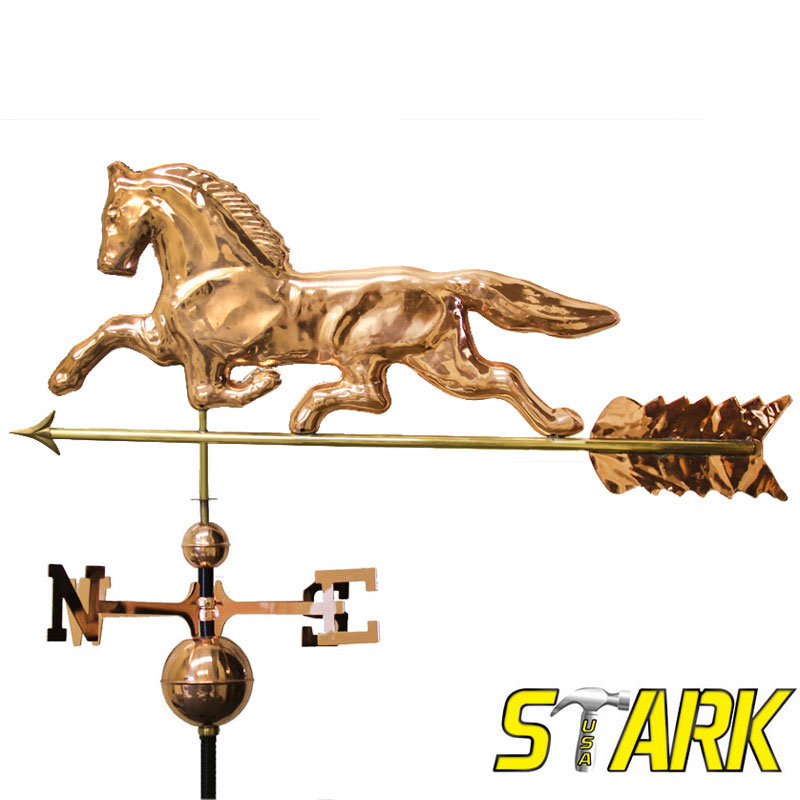 COPPER PLATED HORSE WEATHERVANE