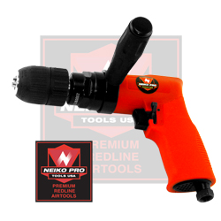 1/2" Composite Reversible Air Drill with Keyless Chunk Nieko